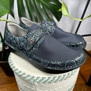 Alegria Brenna Navy Swish Slip On Comfort Shoes Sze 42W US 11.5–12 Nurse Medical